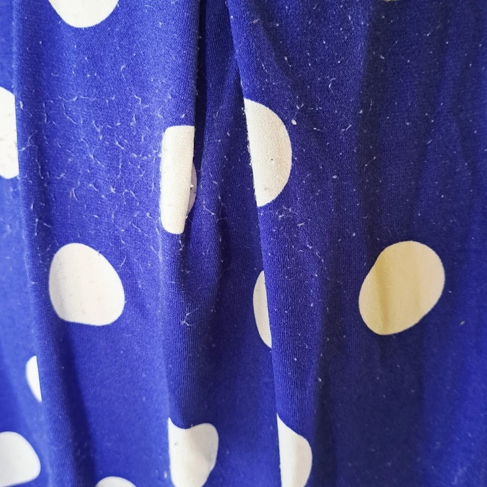 LULAROE POLKA DOT STRETCH SKIRT SZ 2X